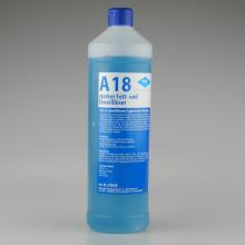 A18 Industriereiniger, Stark, sehr stark fettlösend hochalkalisch, 1 Liter Flasche und 10 Liter Kanister